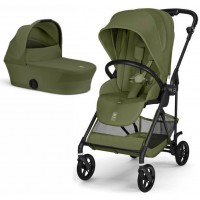 Коляска Cybex Melio 2 в 1 Carbon Moss Green