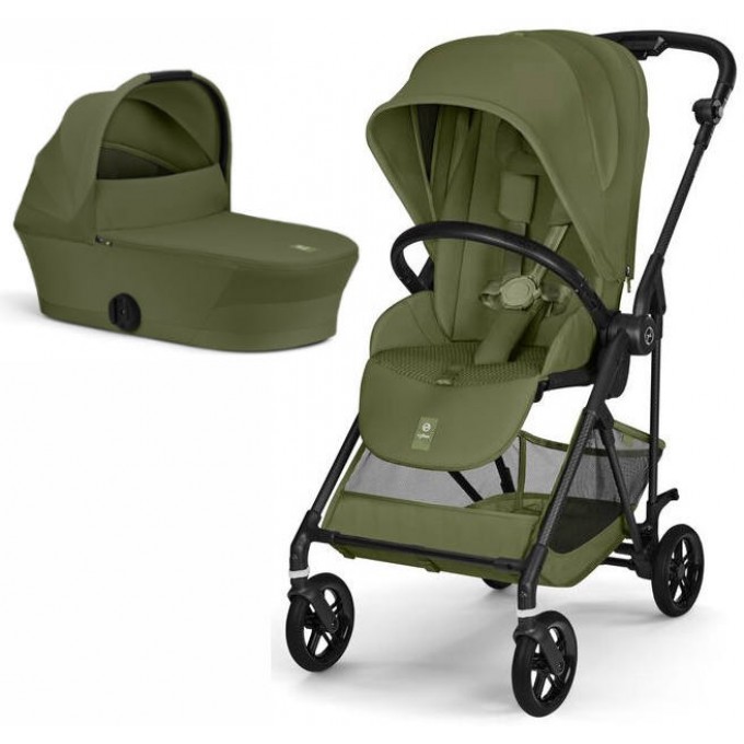 Коляска Cybex Melio 2 в 1 Carbon Moss Green