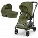 Коляска Cybex Melio 2 в 1 Carbon Moss Green