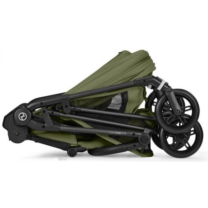 Прогулянкова коляска Cybex Melio Carbon Moss Green
