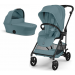 Коляска Cybex Melio 2 в 1 Carbon Stormy Blue
