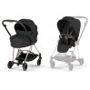 Cybex Mios Comfort 5.0 коляска 2 в 1 Sepia Black шасі Rose Gold