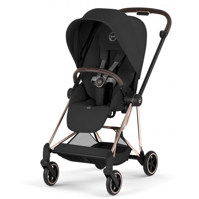 Cybex Mios Comfort 5.0 коляска 2 в 1 Sepia Black шасі Rose Gold