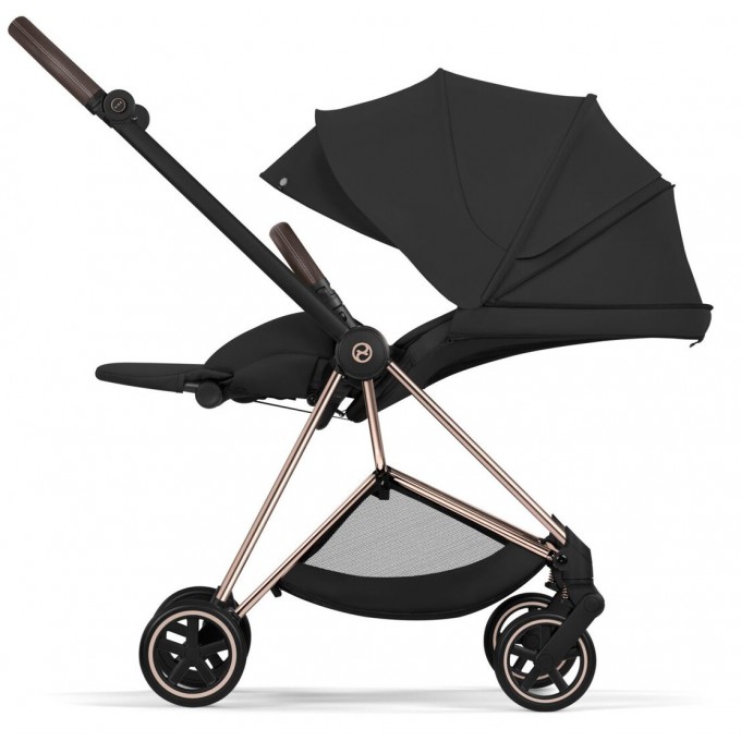 Cybex Mios Comfort 5.0 коляска 2 в 1 Sepia Black шасі Rose Gold