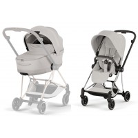 Cybex Mios Style Collection 5.0 stroller 2 in 1 City Grey chassis Chrome