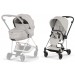 Cybex Mios Style Collection 5.0 stroller 2 in 1 City Grey chassis Chrome