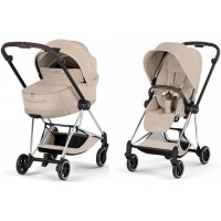 Cybex Mios Style Collection 5.0 stroller 2 in 1 Cozy Beige chassis Chrome