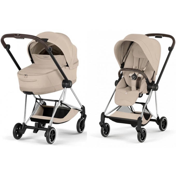 Cybex Mios Style Collection 5.0 коляска 2 в 1 Cozy Beige шасі Chrome