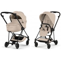 Cybex Mios Style Collection 5.0 stroller 2 in 1 Cozy Beige chassis Matt Black