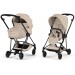 Cybex Mios Style Collection 5.0 stroller 2 in 1 Cozy Beige chassis Matt Black