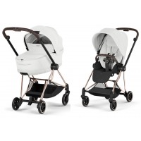 Cybex Mios Style Collection 5.0 stroller 2 in 1 Off White chassis Rose Gold