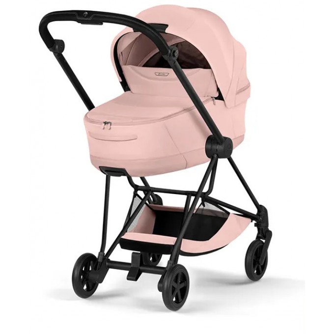 Cybex Mios Style Collection 5.0 stroller 2 in 1 Peach Pink chassis Matt Black
