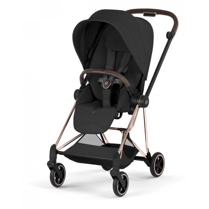 Cybex Mios Style Collection 5.0 коляска 2 в 1 Sepia Black шасси Rose Gold