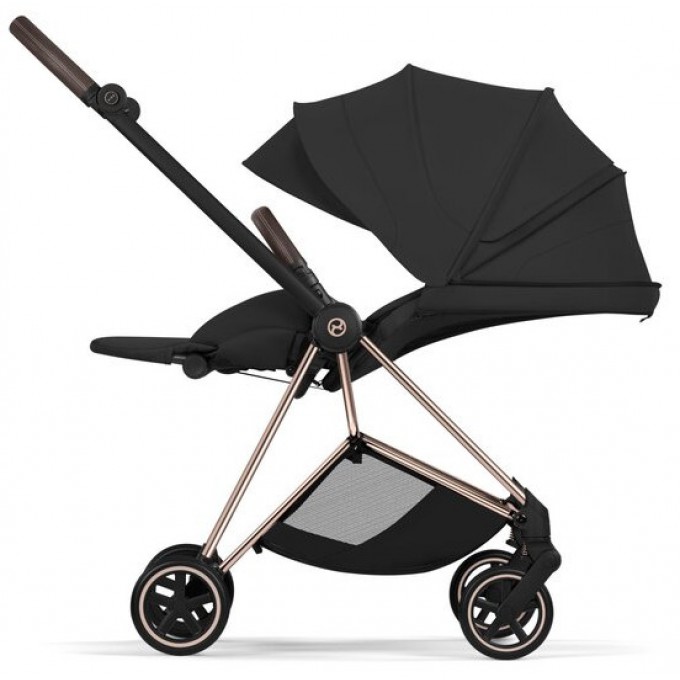 Cybex Mios Style Collection 5.0 коляска 2 в 1 Sepia Black шасси Rose Gold