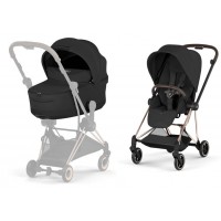 Cybex Mios Style Collection 5.0 коляска 2 в 1 Sepia Black шасси Rose Gold