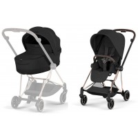 Cybex Mios Style Collection 5.0 коляска 2 в 1 Sepia Black шасси Rose Gold