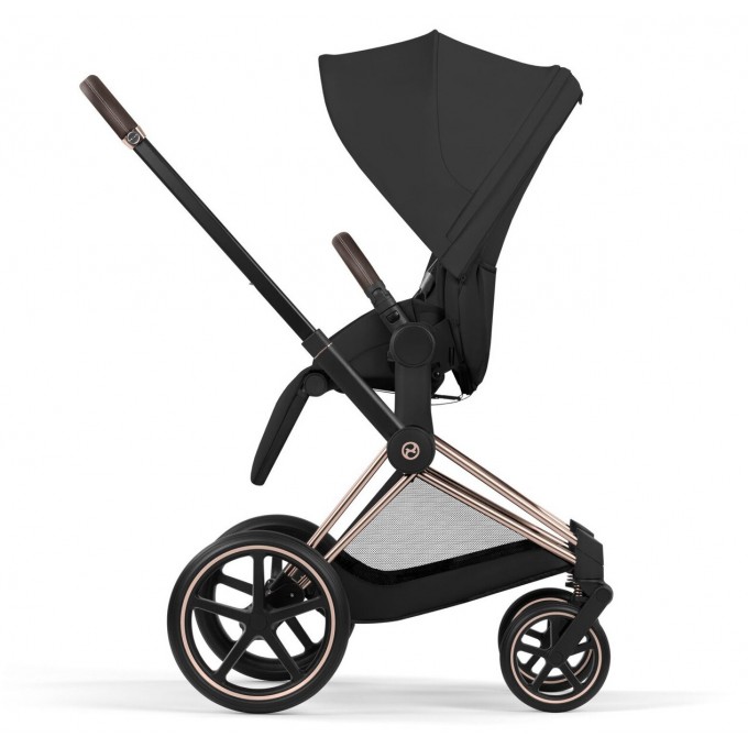 Cybex Priam 5.0 коляска 2 в 1 Sepia Black шасі Rosegold