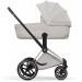 Cybex Priam Style Collection 5.0 коляска 2 в 1 City Grey шасі Chrome