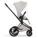 Cybex Priam Style Collection 5.0  коляска 2 в 1 City Grey шасси Matt Black
