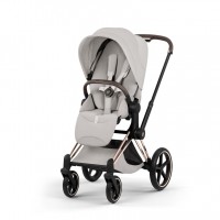 Коляска Cybex Priam Style Collection City Grey шасі Rosegold 5.0