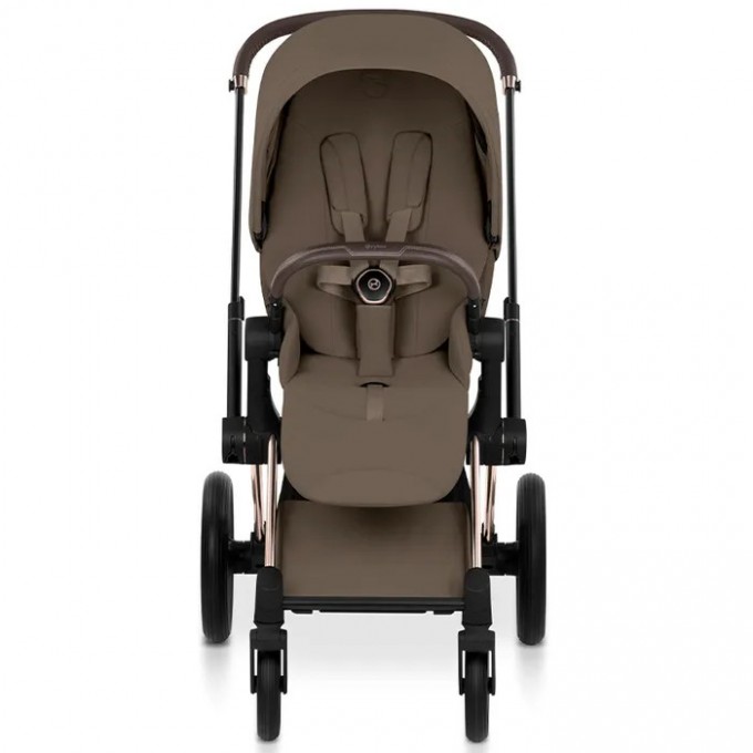 Cybex Priam Style Collection 5.0 коляска 2 в 1 Coconut Brown шасі Rosegold