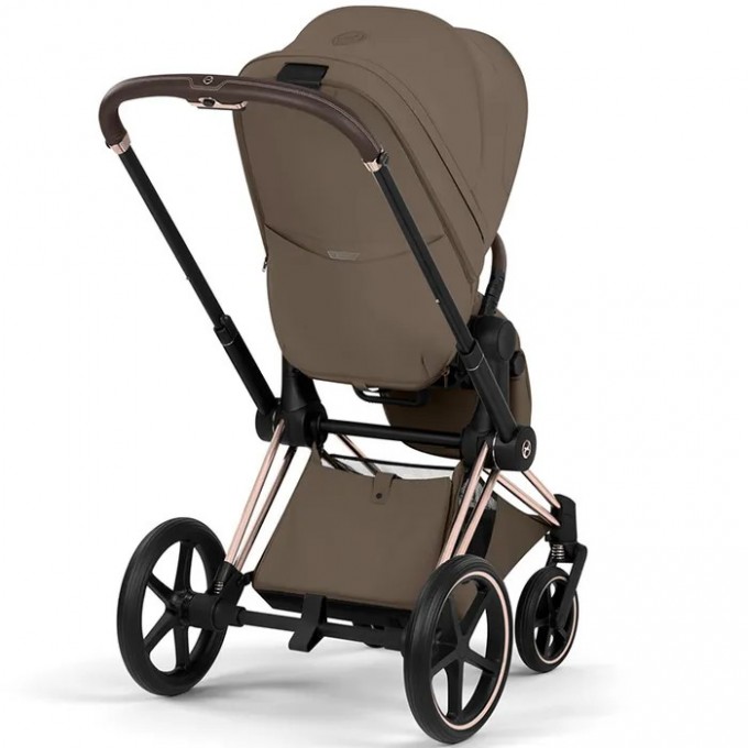 Cybex Priam Style Collection 5.0 коляска 2 в 1 Coconut Brown шасі Rosegold