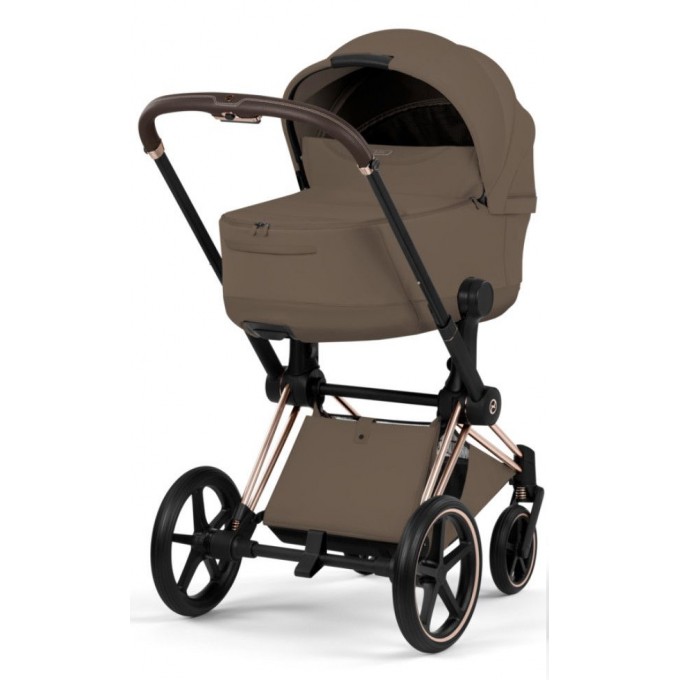 Cybex Priam Style Collection 5.0 коляска 2 в 1 Coconut Brown шасі Rosegold