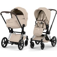 Cybex Priam Style Collection 5.0 коляска 2 в 1 Cozy Beige шасі Chrome