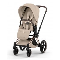 Stroller Cybex Priam Style Collection 5.0 Cozy Beige chassis Rosegold Stroller Cybex Priam Style Collection 5.0 Cozy Beige chassis Rosegold