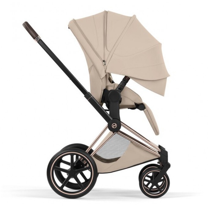 Cybex Priam Style Collection 5.0  коляска 2 в 1 Cozy Beige шасси Rosegold