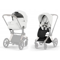 Cybex Priam Style Collection 5.0 коляска 2 в 1 Off White шасі Chrome