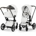 Cybex Priam Style Collection 5.0 коляска 2 в 1 Off White шасі Chrome