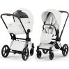 Cybex Priam Style Collection 5.0 коляска 2 в 1 Off White шасі Chrome
