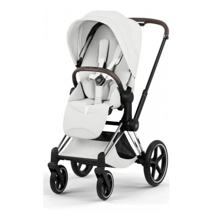 Cybex Priam Style Collection 5.0 коляска 2 в 1 Off White шасі Chrome
