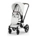 Cybex Priam Style Collection 5.0 коляска 2 в 1 Off White шасі Chrome
