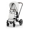 Коляска Cybex Priam Style Collection 5.0 Off White шасси Chrome 