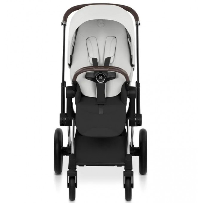 Коляска Cybex Priam Style Collection 5.0 Off White шасси Chrome 