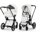 Cybex Priam Style Collection 5.0 коляска 2 в 1 Off White шасі Matt Black