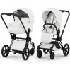 Cybex Priam Style Collection 5.0 коляска 2 в 1 Off White шасі Matt Black