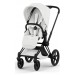 Cybex Priam Style Collection 5.0 коляска 2 в 1 Off White шасі Matt Black