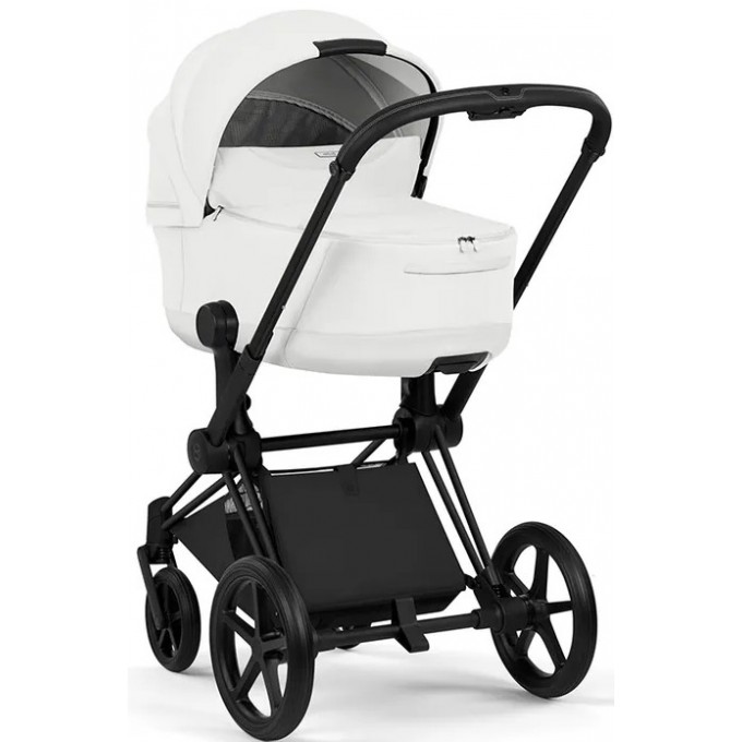 Cybex Priam Style Collection 5.0 stroller 2 in 1 Off White chassis Matt Black