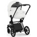 Cybex Priam Style Collection 5.0 stroller 2 in 1 Off White chassis Matt Black