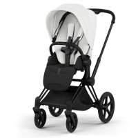 Коляска Cybex Priam Style Collection Off White шасі Matt Black 5.0