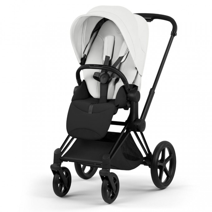 Stroller Cybex Priam Style Collection 5.0 Off White chassis Matt Black 