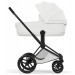 Cybex Priam Style Collection 5.0 коляска 2 в 1 Off White шасі Matt Black