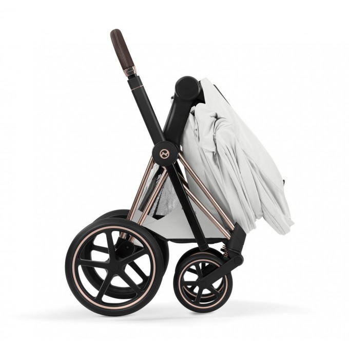Cybex Priam Style Collection 5.0 коляска 2 в 1 Off White шасі Chrome