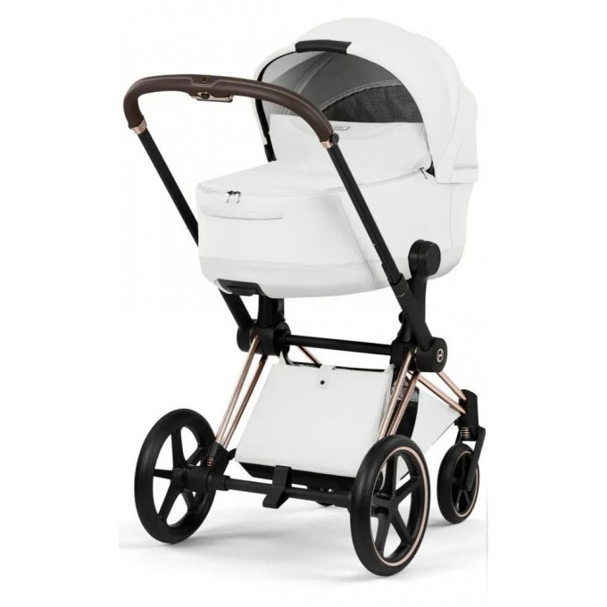 Cybex Priam Style Collection 5.0 коляска 2 в 1 Off White шасі Rosegold