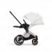 Cybex Priam Style Collection 5.0 коляска 2 в 1 Off White шасі Rosegold