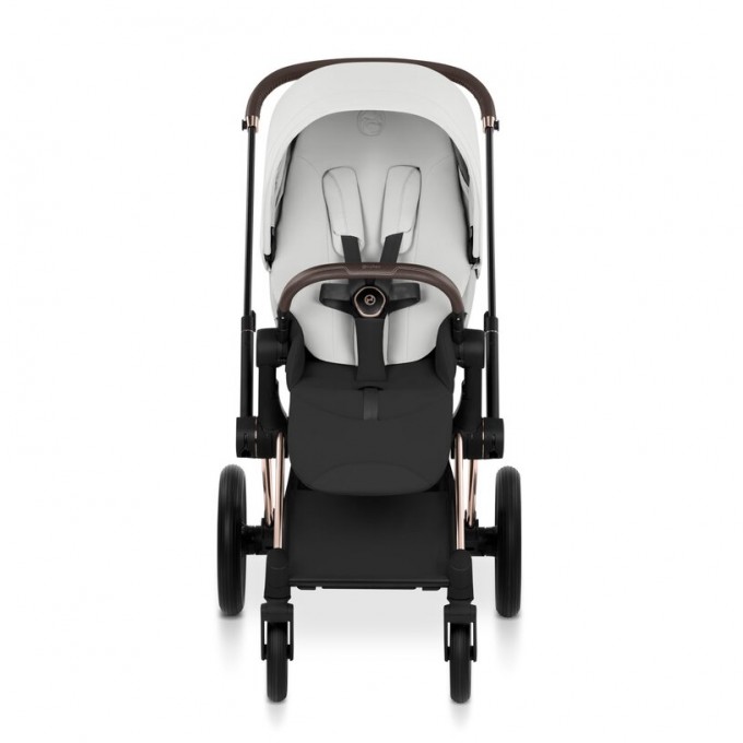 Cybex Priam Style Collection 5.0 коляска 2 в 1 Off White шасі Rosegold