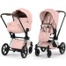 Cybex Priam Style Collection 5.0 коляска 2 в 1 Peach Pink шасі Chrome